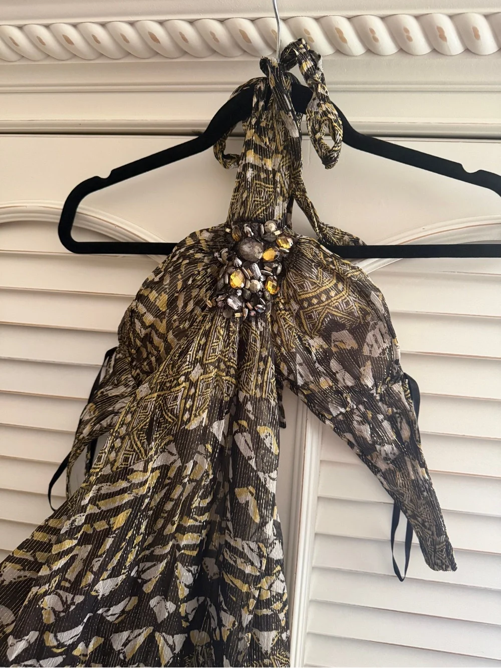 BCBGMaxAzria decorative halter